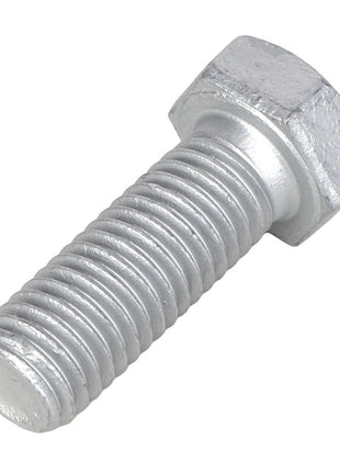Close-up image of the AGCO | SCREW UNC - AL5001170, a silver hex bolt featuring a threaded body and hexagonal head, displayed against a plain white background. No current product description information is available.