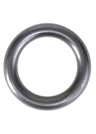 An AGCO O-RING (AG334412) with a smooth metallic surface, circular in shape, viewed from above against a white background. No current product description is available for this item.