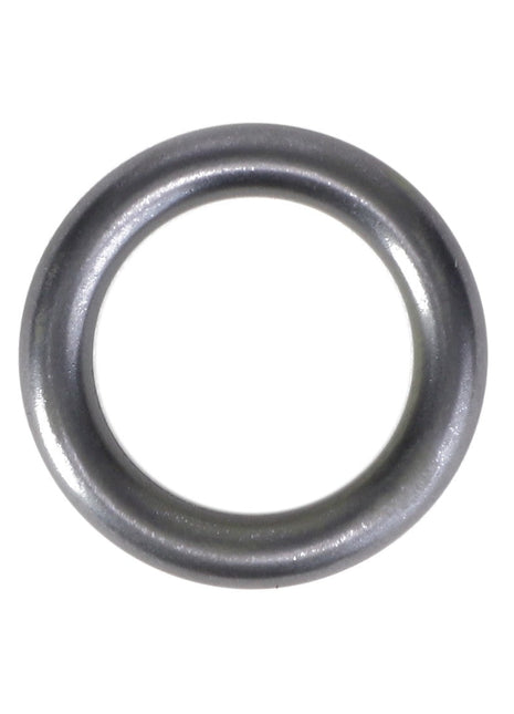An AGCO O-RING (AG334412) with a smooth metallic surface, circular in shape, viewed from above against a white background. No current product description is available for this item.