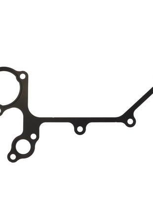 The AGCO | Gasket - Acp0358660 is an intricately designed engine gasket with various circular and elongated sections, incorporating accurately positioned bolt holes.