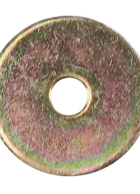 The AGCO | SHARE - AG10436 is a circular metallic flat washer with a central hole, specifically designed for distributing the load of a threaded fastener. This product is offered by the reputable brand AGCO.