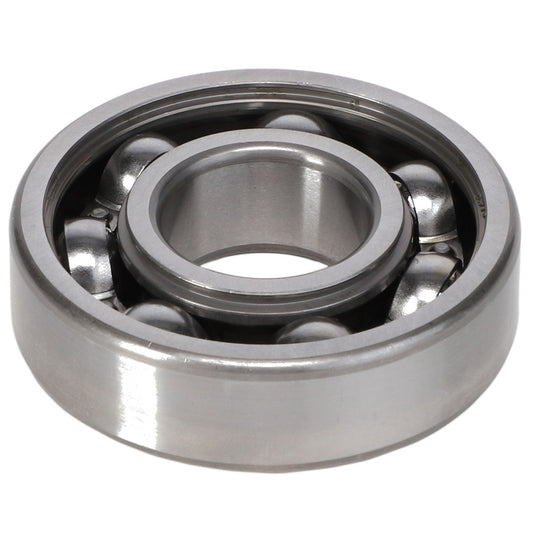 The AGCO | BEARING - AG704133 is a silver metal ball bearing that features six balls evenly spaced within an outer circular ring.