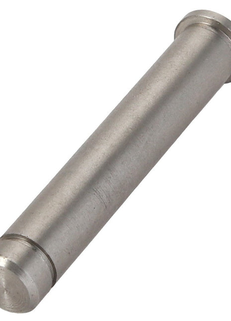 AGCO Pin - 3901238M1, a cylindrical metal rod with flat ends and a slight groove near one end, resembling a Massey Ferguson component, isolated on a white background.