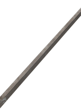 The AGCO | Hex Shaft - Fel152147 is a long, cylindrical metal rod featuring a small hole near one end, offering versatile applications across various industries.