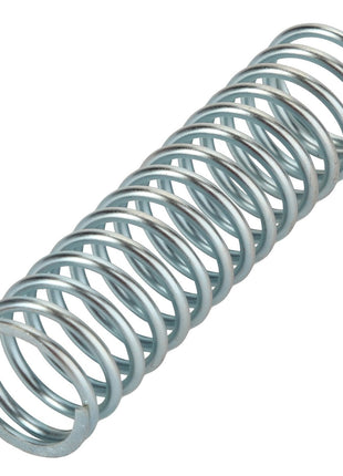 The AGCO SPRING - D28273827 is a precisely engineered coiled metal compression spring featuring evenly spaced loops, meticulously designed for optimal performance.