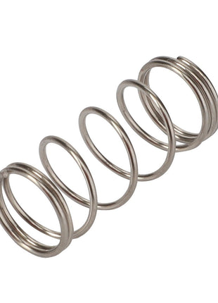 A close-up image of the AGCO | Shutter - Acw0730460 metal compression coil spring, shown against a plain white background. Product description details for this AGCO item are currently unavailable.