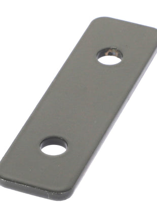 The AGCO | Sheet - Acx3033930 is a rectangular metal plate featuring two centrally aligned holes. Further product description information is not currently available.