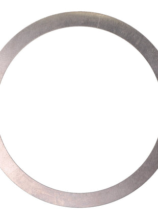 The product description for AGCO | Shim - F222301020140 by AGCO is currently unavailable. This item is a round metallic washer with a smooth surface and a central hole, typically used in mechanical assemblies.