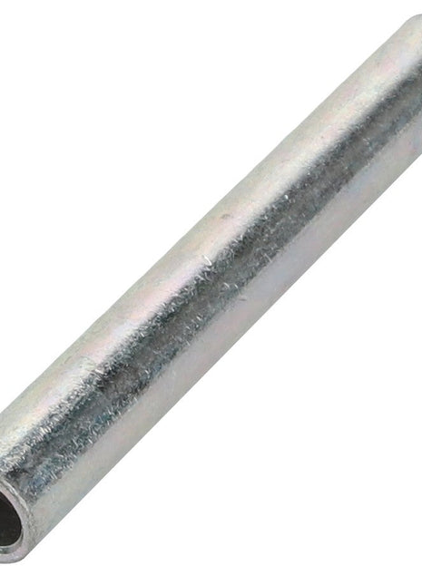 The AGCO Spacer - La300136186, a cylindrical metal tube featuring a hollow center, displayed against a white background.