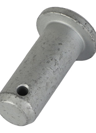 The AGCO | Clevis Pin - Acw106645A by AGCO is a durable hardware fastener featuring a metal pin with a flange at one end and a small hole near the other, ideal for use in various construction projects.