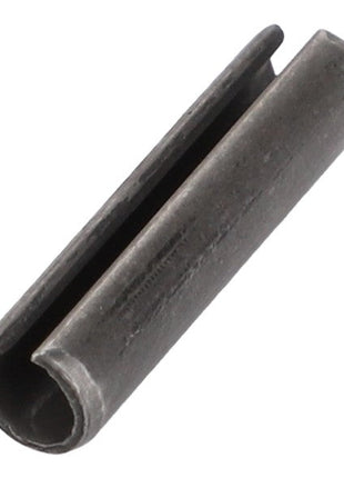 A close-up of the AGCO Slotted Spring Pin - Acx3727570 features a precise split along its metallic cylindrical length.
