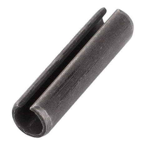 A close-up of the AGCO Slotted Spring Pin - Acx3727570 features a precise split along its metallic cylindrical length.