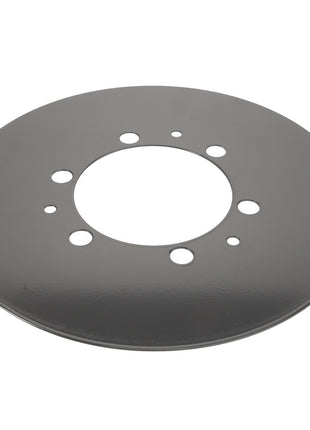 The AGCO | Cap - Acx0081570 is a durable circular metal brake disc with six precisely drilled holes for secure mounting.