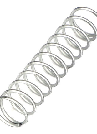 The AGCO | Compression Spring - Acx2412750, a metal spring with uniform coil spacing, is displayed horizontally on a white background. No current product description information is available.