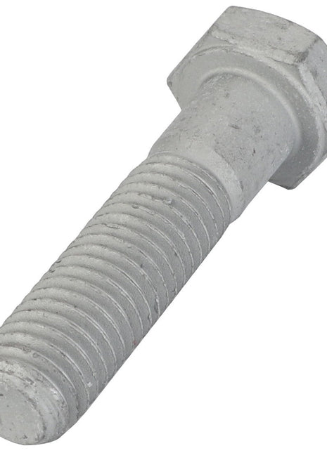 A close-up view of the AGCO Hexagonal Bolt - Acw1490620, featuring a silver finish and a partially threaded shaft.