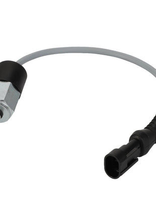 No current product description is available for the AGCO Sensor - Acp0666750, which features a metallic hexagonal body, a black cap, and an attached cable ending in a black connector.