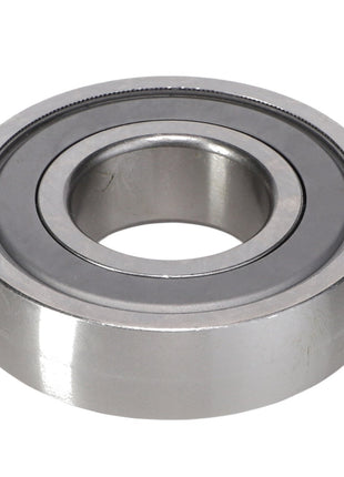 Close-up of a cylindrical metal AGCO | BEARING - 8050643 with an inner and outer ring separated by ball bearings. No current product description available.