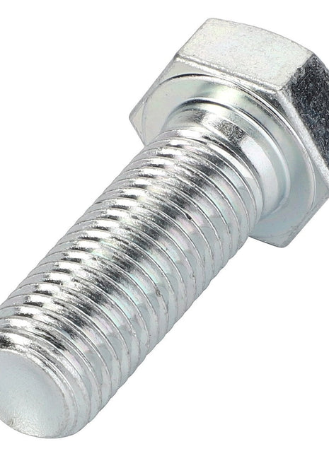 A close-up of the AGCO Hexagonal Head Bolt - Fel116587 shows a metal hex bolt with a threaded shaft and hexagonal head. The bolt appears new and unused, though there is no current product description available.