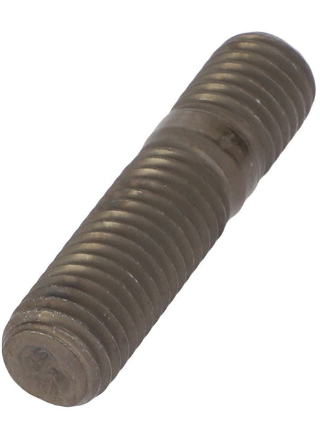 An AGCO Stud Bolt - F530200090600, a cylindrical stainless steel rod, threaded on both ends.