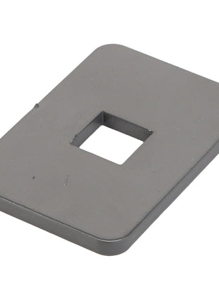 Rectangular metal plate with a central square cutout, known as AGCO | Spacer - Acw1956050 from the brand AGCO. No current product description information is available.