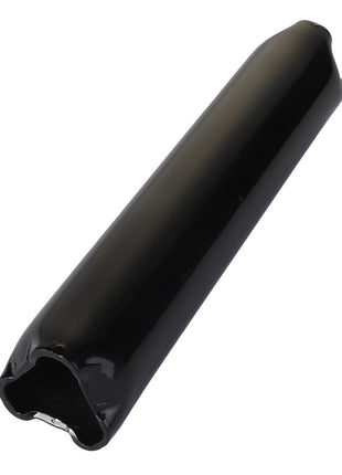 The AGCO SLEEVE - E65408 is a black, cylindrical hand tool featuring a hollow center and a contoured, flared end.
