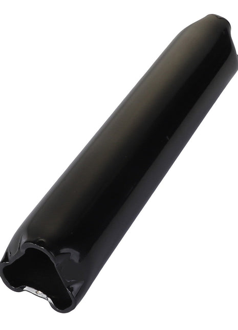 The AGCO SLEEVE - E65408 is a black, cylindrical hand tool featuring a hollow center and a contoured, flared end.