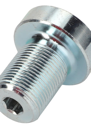 Close-up of the AGCO Adjusting Screw - Acw0126000, featuring a hexagonal head and a threaded shaft. The screw is shiny and appears to be made of stainless steel.