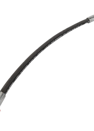 An AGCO hydraulic hose (Product Name: ACW4272200) with metal fittings on both ends, including a red collar on one end. Please note, no current product description information is available.