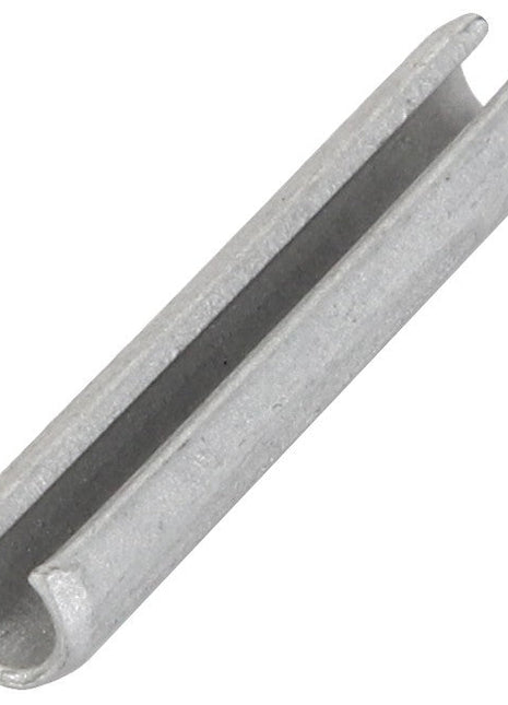 A close-up of the AGCO Slotted Spring Pin - Acx2338130, featuring a slit running along its length.