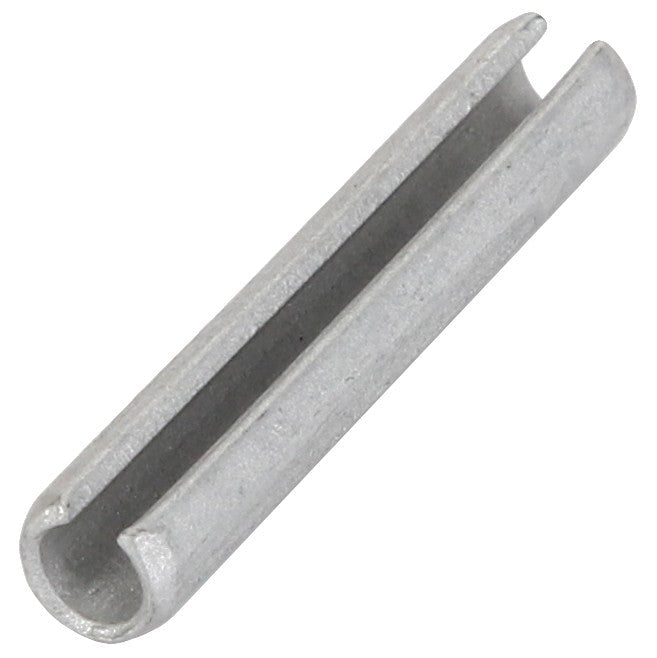 A close-up of the AGCO Slotted Spring Pin - Acx2338130, featuring a slit running along its length.