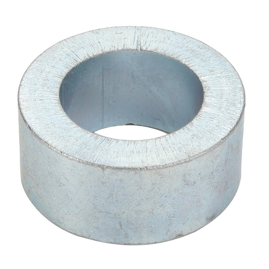 A close-up image of AGCO's Spacer - Acw1111870, showcasing its cylindrical shape, wide central hole, and likely steel construction.