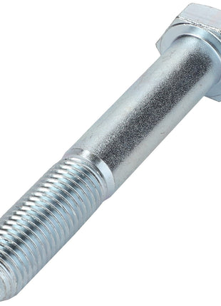 The AGCO HEXAGONAL HEAD BOLT - 0901-12-49-00, featuring a rugged threaded shaft and a hexagonal head, is displayed against a plain white background.