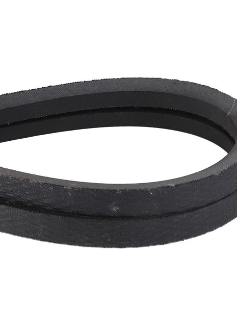 A close-up image of an AGCO Drive V Belt (Fan and Grain and Return Elevator - D41930300), a black rubber drive belt commonly used in machinery and engines, designed for optimal performance and noise reduction.