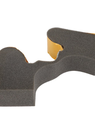 The AGCO | Panel - Acp0333100 is a gray foam insert with a contoured shape, featuring an adhesive backing that is partially exposed. No current product description is available.