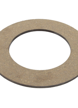 A flat, circular AGCO clutch lining with a large central hole, identified as CLUTCH LINING - D26740582, is shown against a white background.