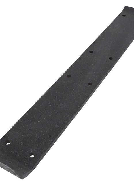 Product Description: The AGCO Skid - Acw6742820 is a flat, black rubber strip featuring multiple evenly spaced holes along its length. More detailed product information and description are currently unavailable.
