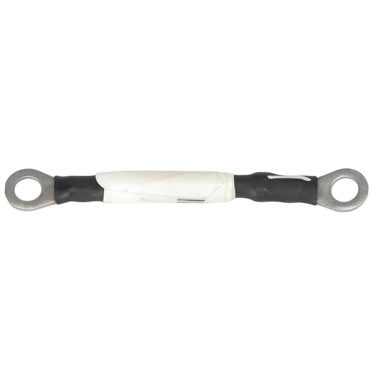 AGCO DIODE - AG232490: A metal rod featuring loops at both ends and a white protective covering around the middle section.