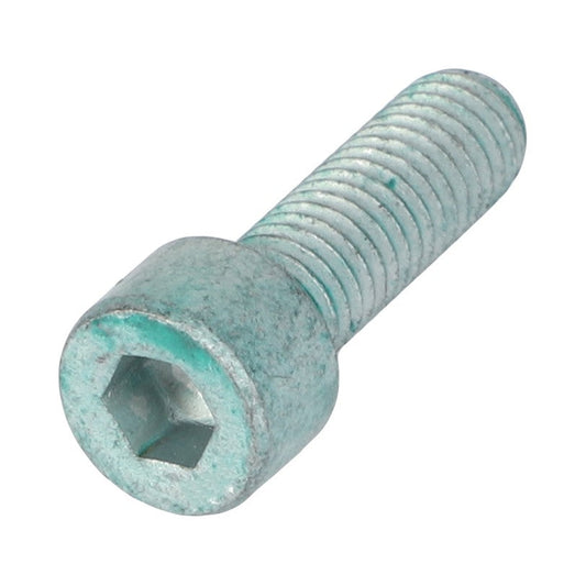 The AGCO Socket Head Bolt - F530200210050 features a single metal hex socket head screw with a partially threaded shaft.