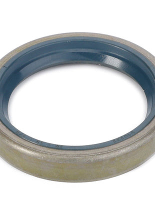 A circular metal and rubber oil seal, identified as AGCO | Shaft Seal - F180100030050, displayed against a white background. No Current Product Description Available for this item.