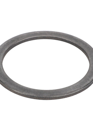 The AGCO | Disc - F339300020420, a circular metal washer from AGCO, features a smooth, flat surface and a precise central hole.