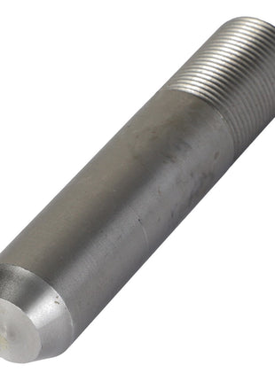 The AGCO | STUD BOLT - AG261904 is a cylindrical metal rod featuring a smooth surface on one end and threaded grooves on the other.