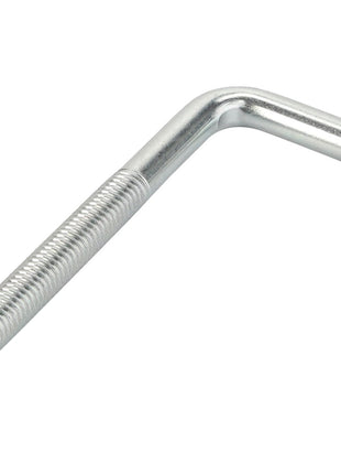 The AGCO Tie Rod - La321953650 is a metal L-shaped hook bolt featuring a threaded end and a smooth curved hook. Unfortunately, no additional product description information is available at this time.