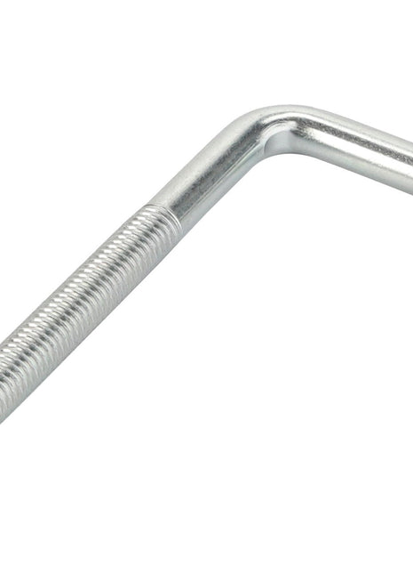The AGCO Tie Rod - La321953650 is a metal L-shaped hook bolt featuring a threaded end and a smooth curved hook. Unfortunately, no additional product description information is available at this time.