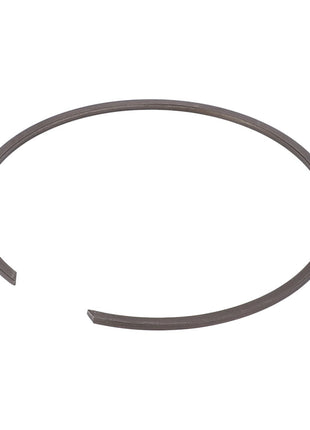 A metallic split ring with one gap, circular in shape and likely part of a mechanical assembly, possibly an AGCO Circlip - 3001025X1.