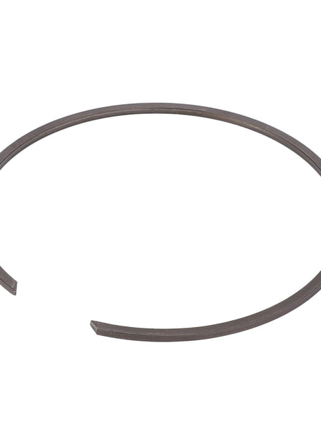 A metallic split ring with one gap, circular in shape and likely part of a mechanical assembly, possibly an AGCO Circlip - 3001025X1.