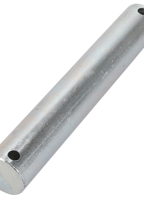 A smooth cylindrical metallic rod with a through-hole near each end, identified as AGCO | Pin - Acp0027670, doesn't match any current product descriptions.