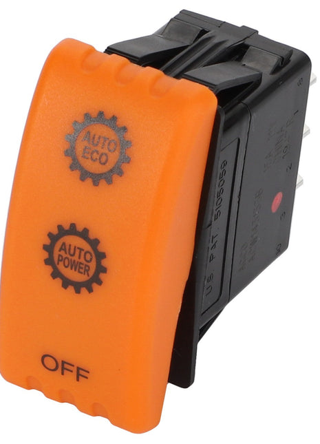 Unfortunately, there is no current product description information available for the AGCO Switch - Acw143133B in orange and black, which is labeled "AUTO ECO," "AUTO POWER," and "OFF.