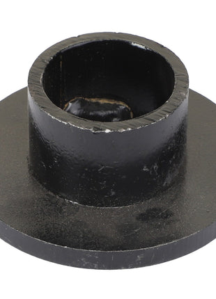 A circular black metal component with a central cylindrical protrusion, identified as the AGCO | GUIDE - EPA71071 by the brand AGCO.