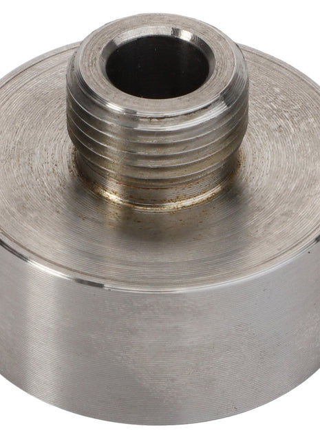 A metallic cylindrical bearing carrier with a threaded opening at the top, branded as AGCO's D28710388 model, commonly used in mechanical or industrial applications.