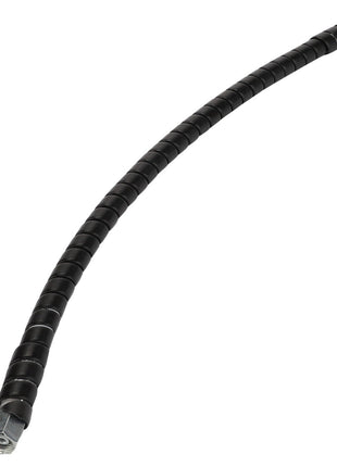 Displayed against a white background is the AGCO Black Metal Conduit with threaded connectors on each end, identified by the product code ACP0538390 and brought to you by AGCO.